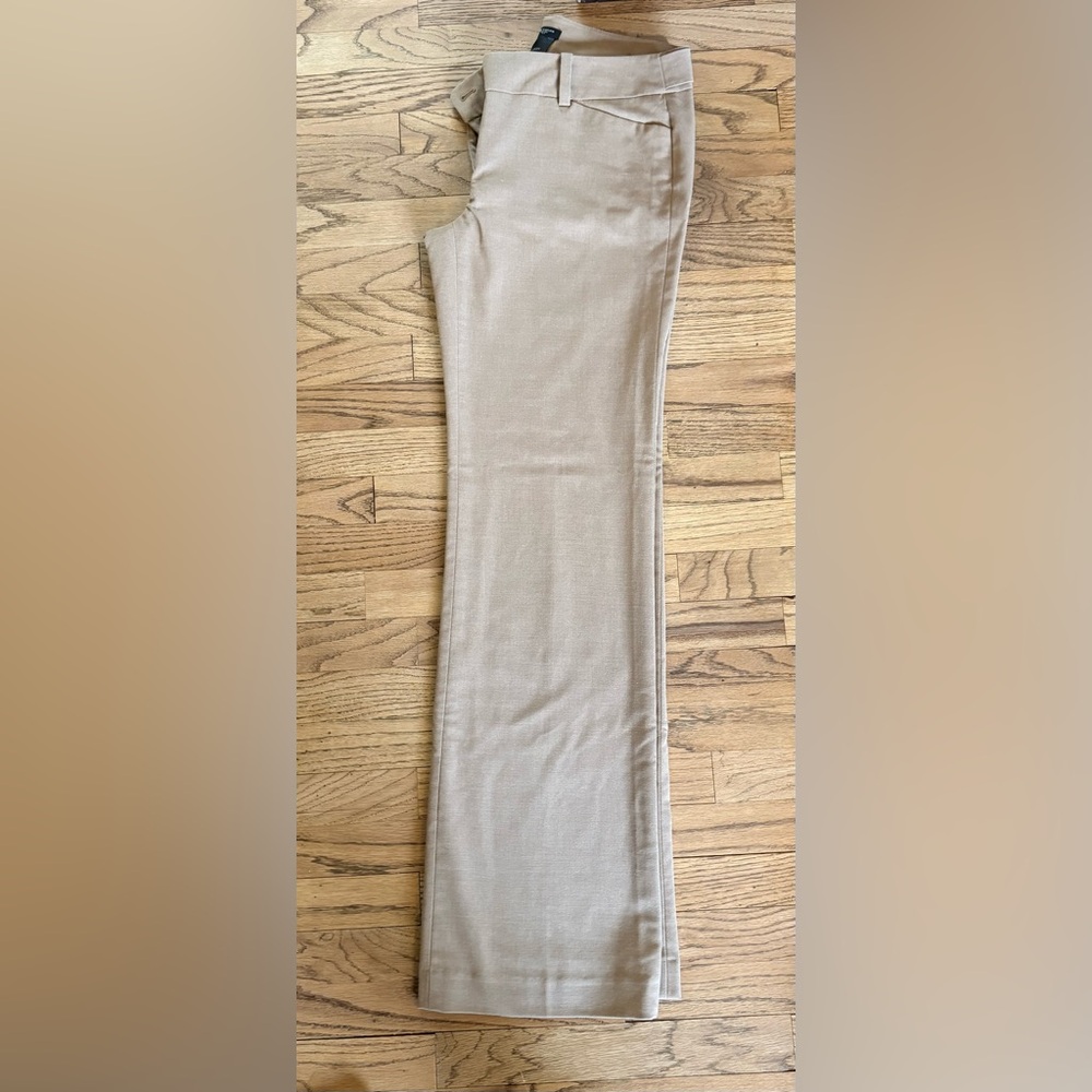 Ann Taylor Women's Tan Flare Dress Pants